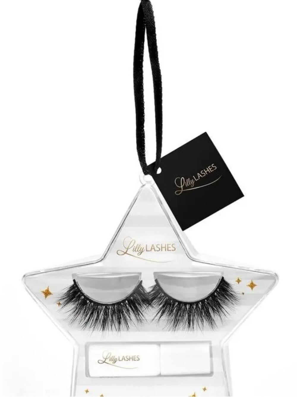 BRAND NEW WITH TAGS Lilly Lashes 3D Mink Miami & Clear Mini Lash Adhesive Set.